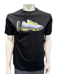 White Threads 110 Neon T-Shirt - Black