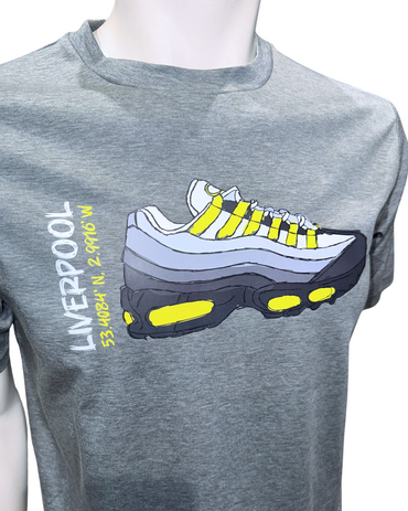 White Threads 110 Neon T-Shirt - Grey