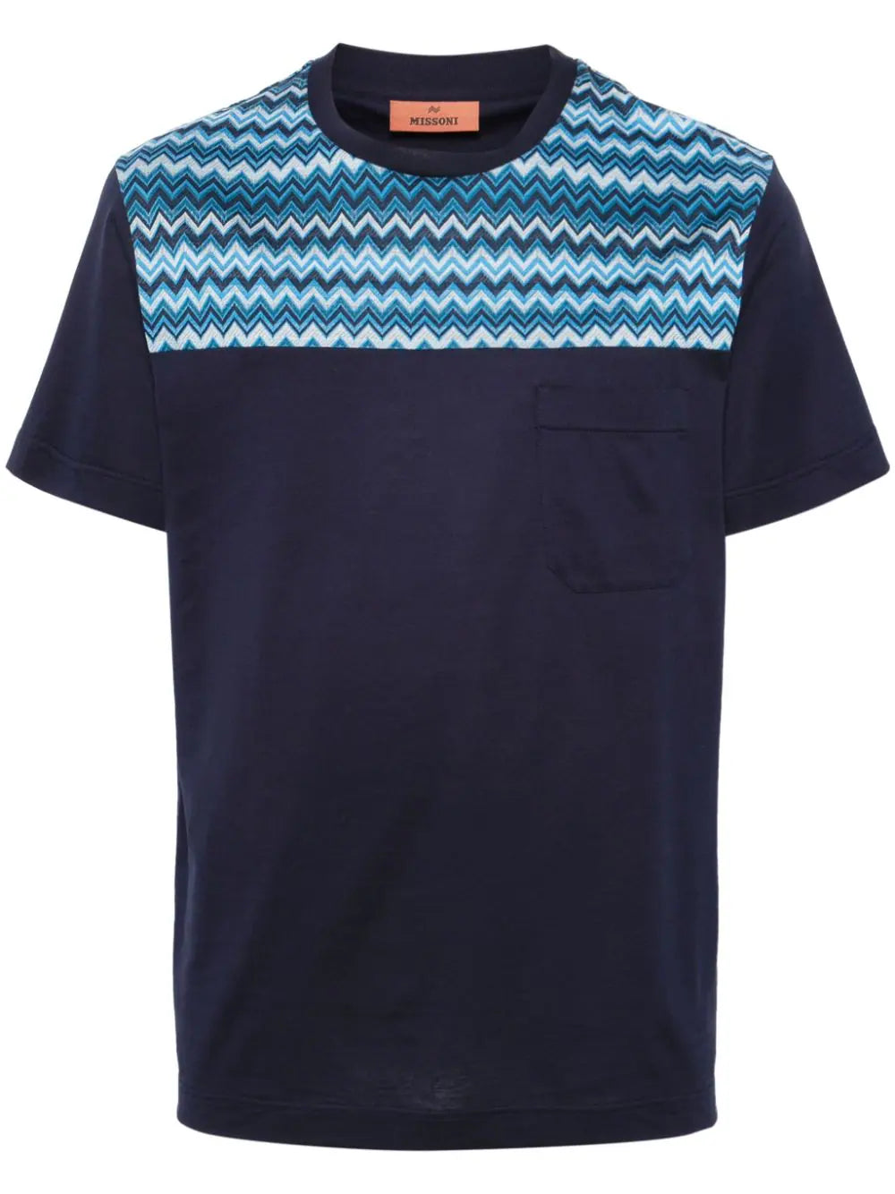 Missoni, Zig Zag Tee Navy/Blue Multi