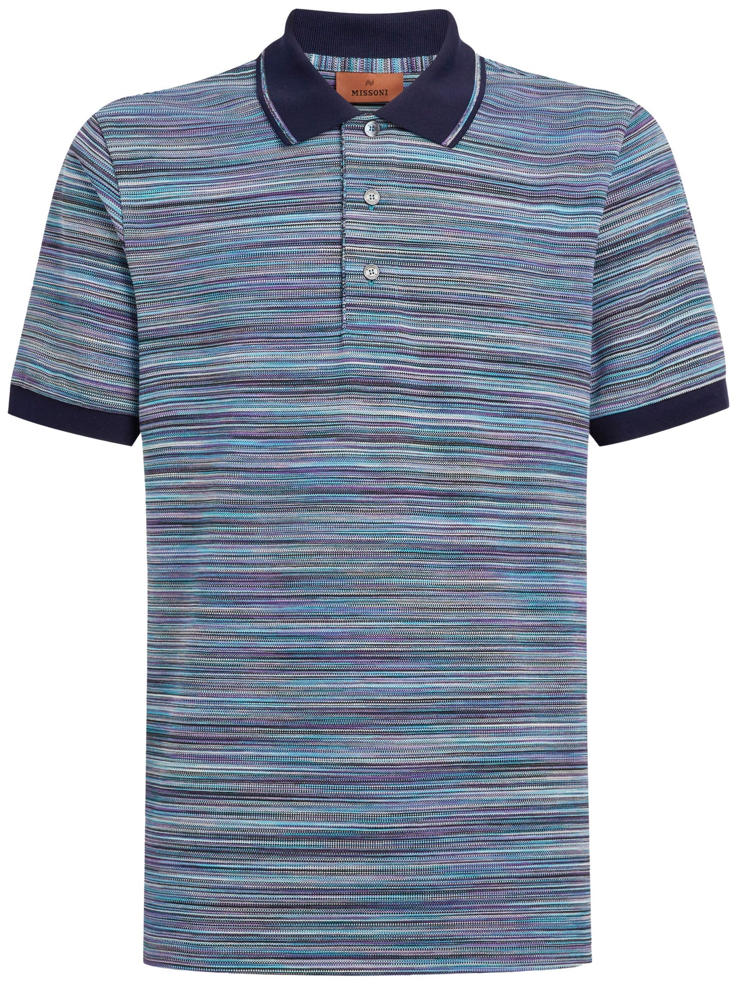 Missoni Spacedye Polo - Navy/Purple