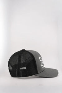 Capria Trucker Cap - Grey/Black/White