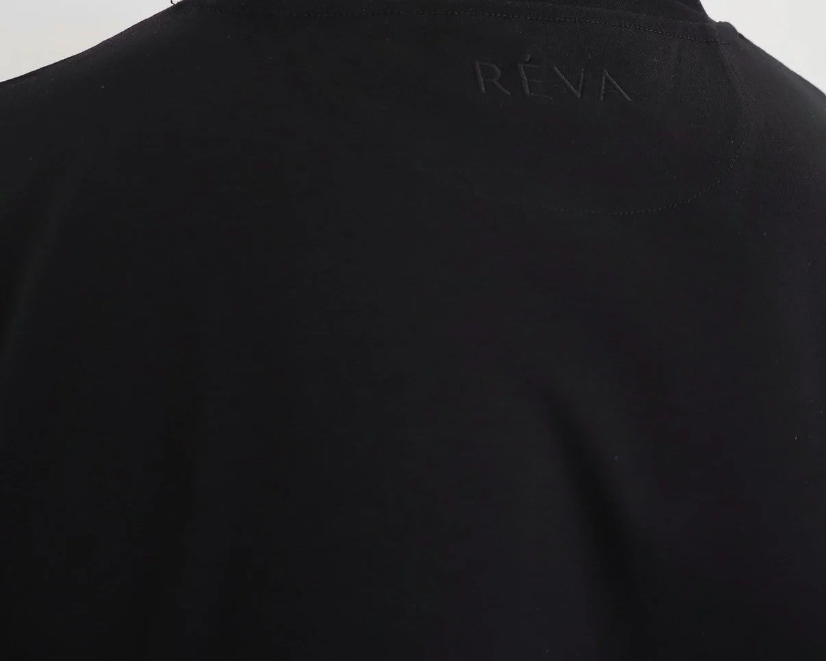 Reva Mercerised T-Shirt - Black