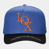 Godspeed New York X The Legacy Trucker Cap - Blue/Black Peak
