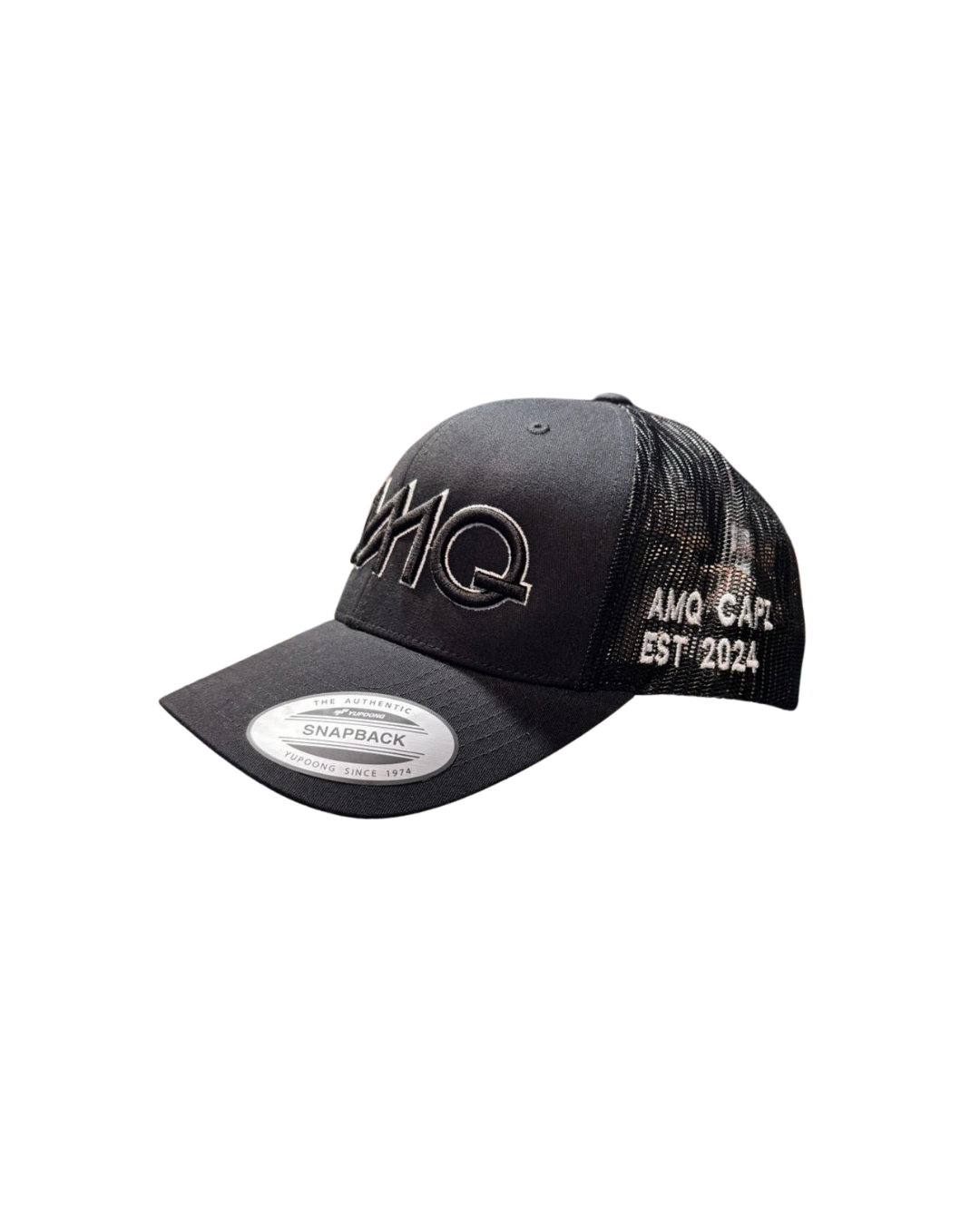 AMQ Black Logo Cap - Black