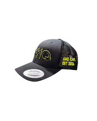 AMQ Neon Logo Cap - Black