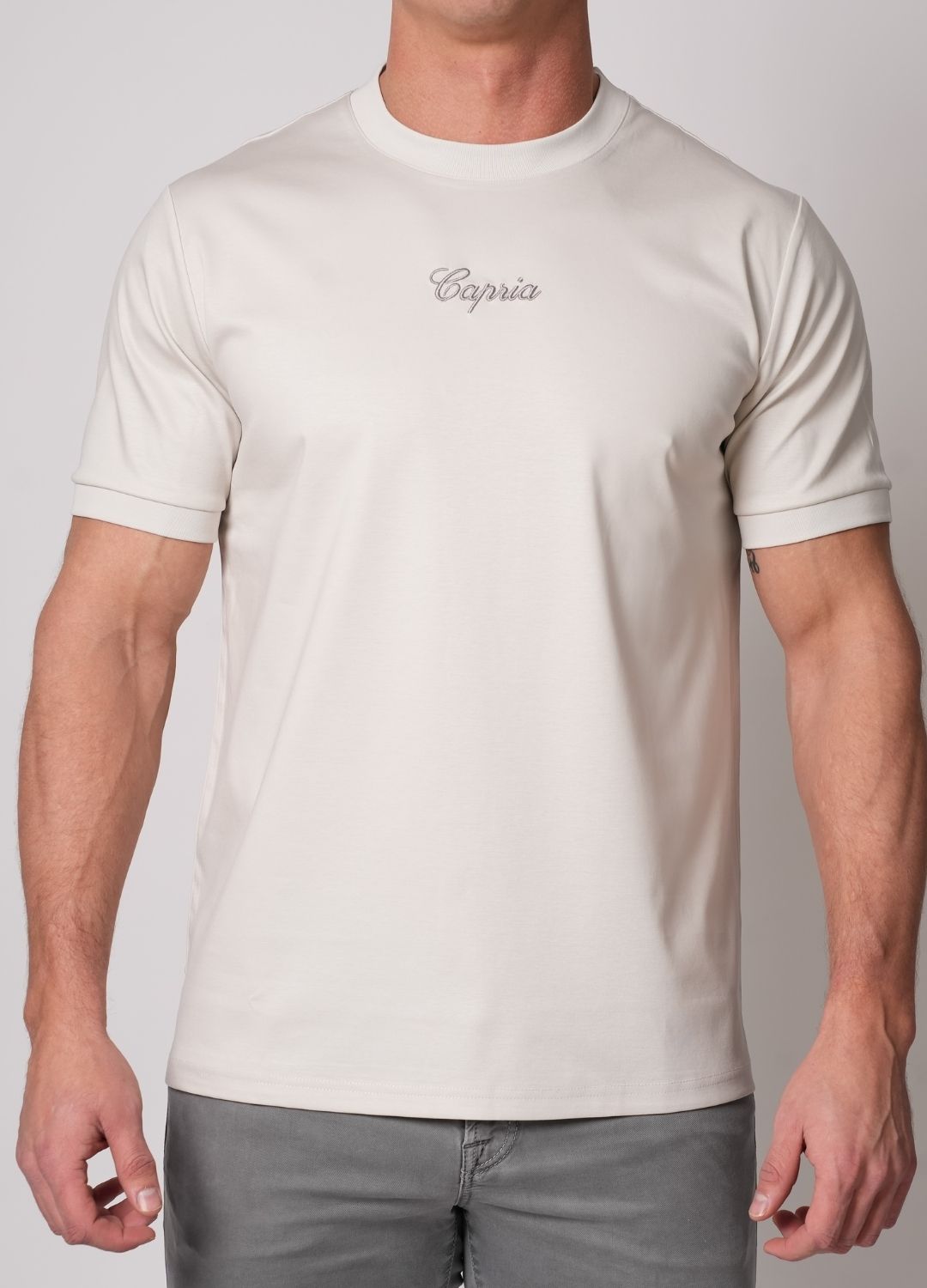Capria Luxury T-Shirt - Eggshell