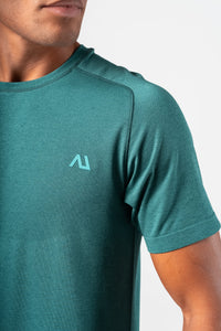 Agaru Versa Knit T-shirt - Emerald Green