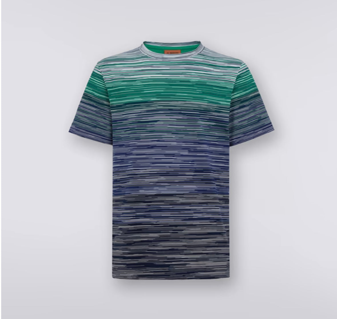 Missoni, Space Dye Tee, Green/Purple Multi