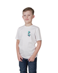 Kids Paraco Falling PA T-Shirt - White