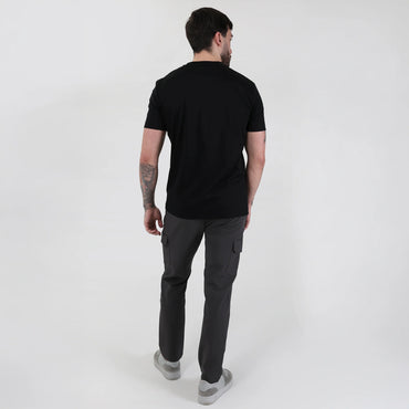 Reva Mercerised T-Shirt - Black