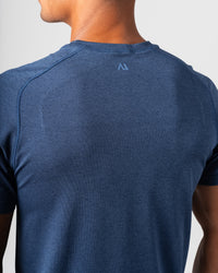 Agaru Versa Knit T-shirt - Obsidian Blue