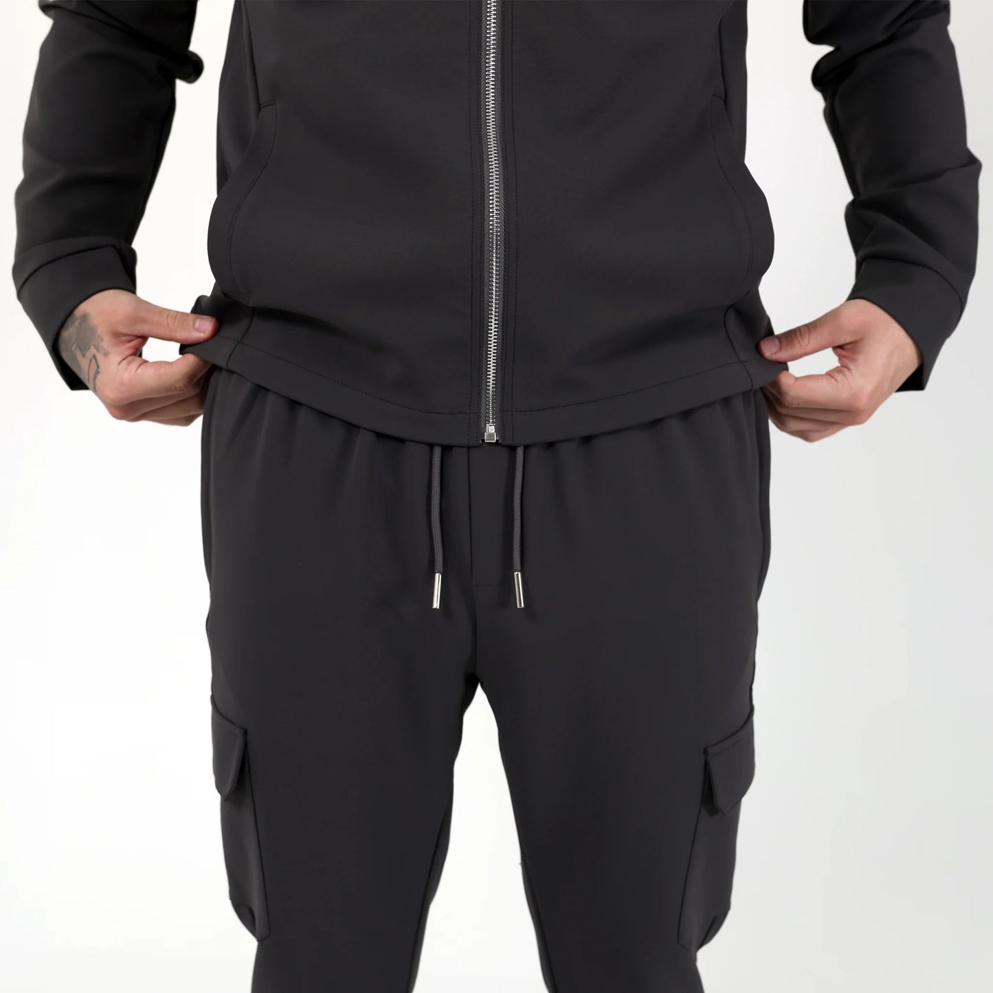 Reva Signature Cargo Trousers - Grey