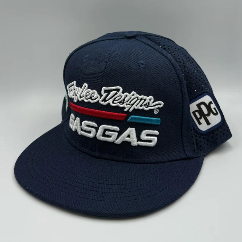 TROY LEE GASGAS Flat Peak - Navy/Red/Blue