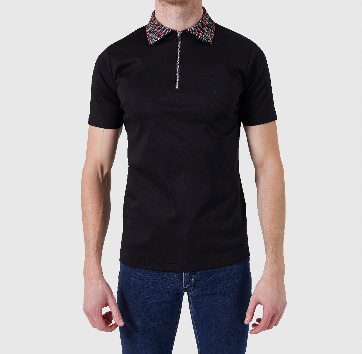 Lanka, Polo Black (Zip)