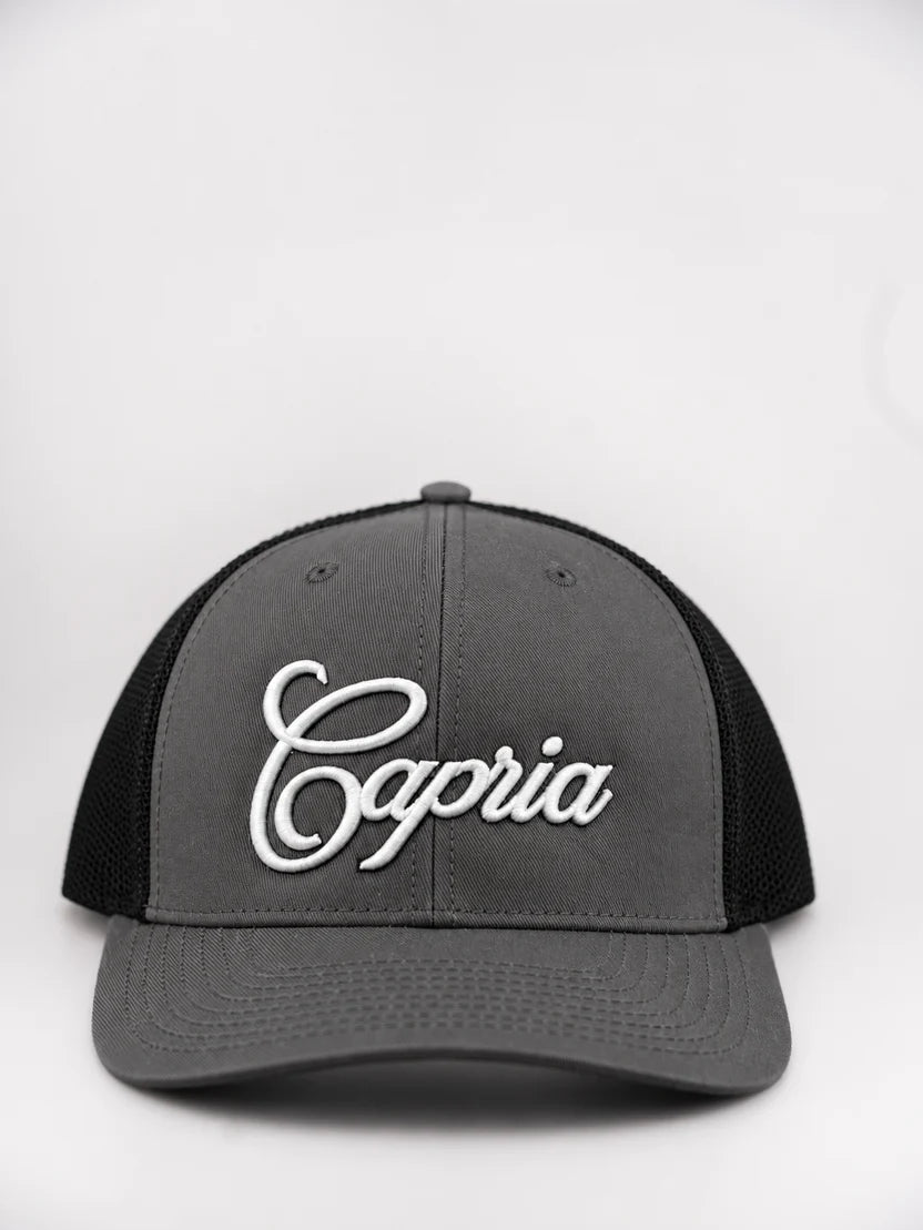 Capria Trucker Cap - Grey/Black/White