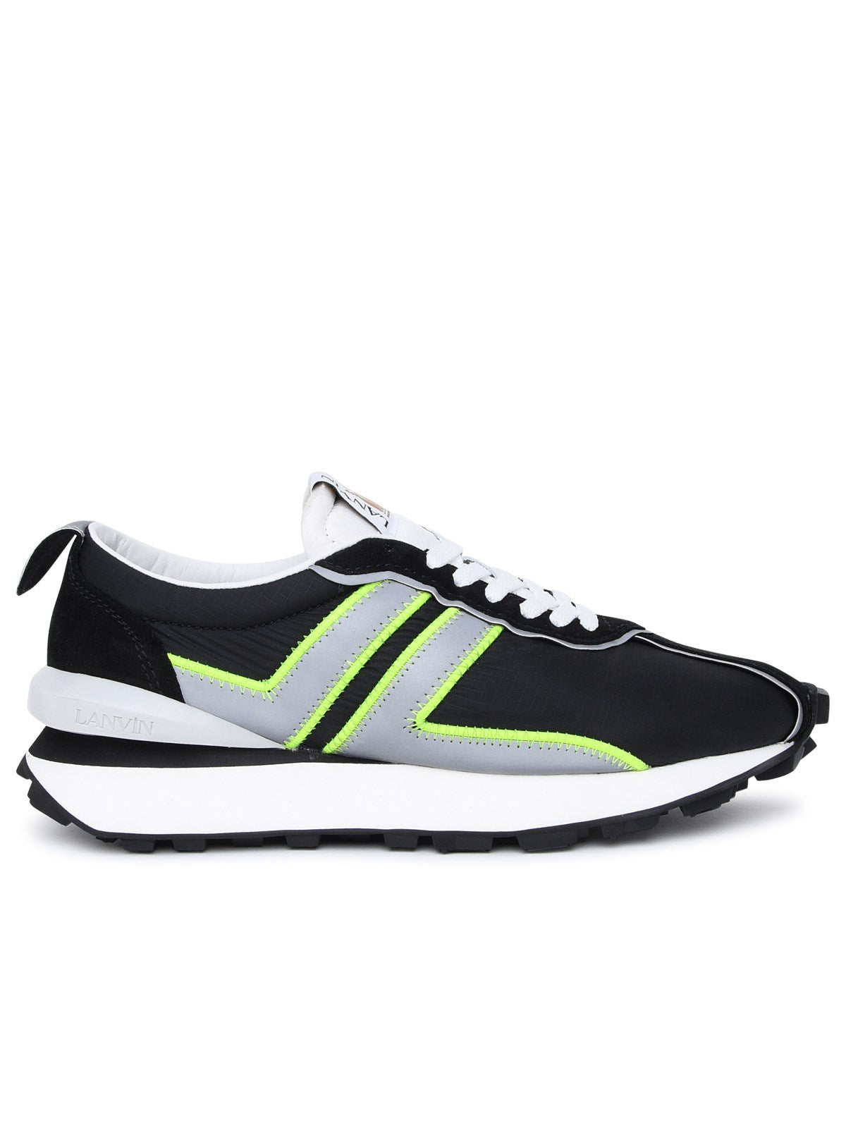 Lanvin Bumper Runner, Black/Neon