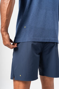 Agaru Versa Knit T-shirt - Obsidian Blue