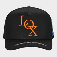 Godspeed New York X The Legacy Trucker Cap - Black/Orange