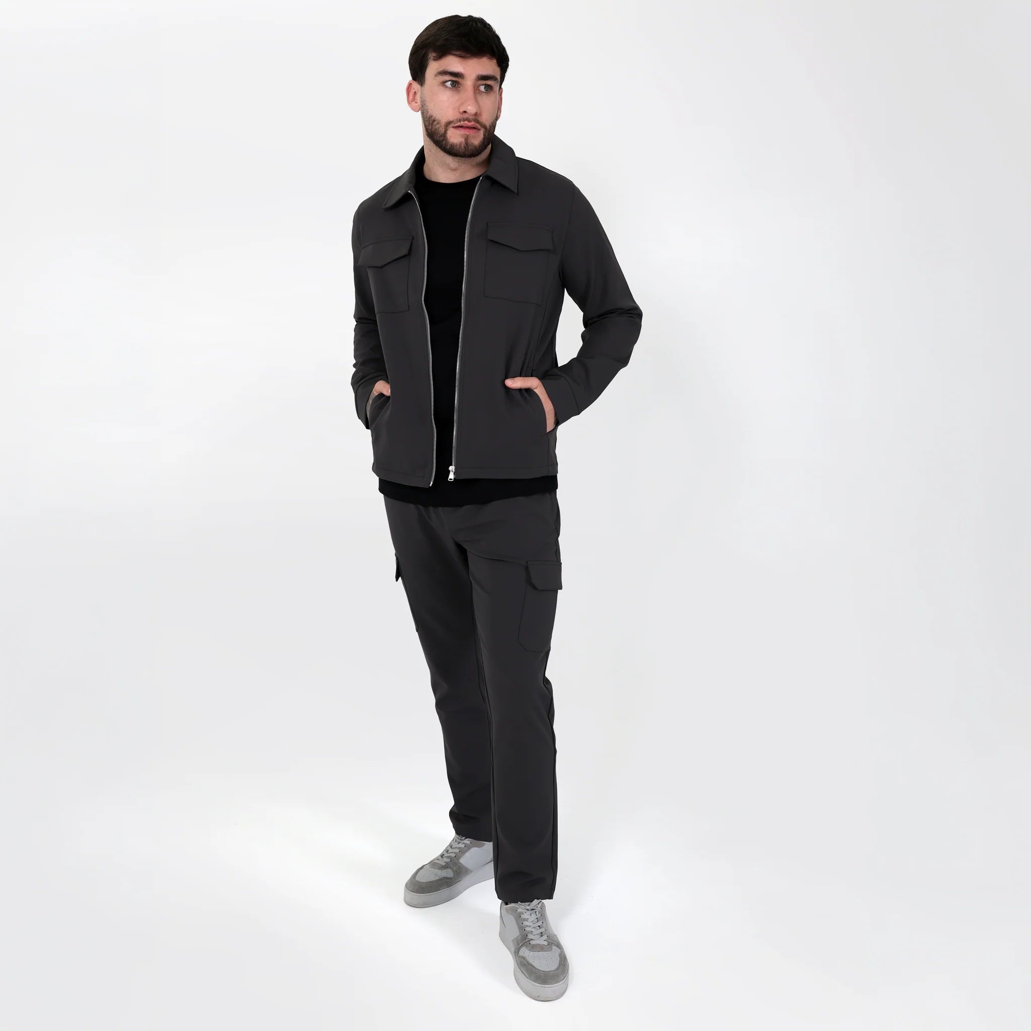 Reva Signature Cargo Jacket - Grey