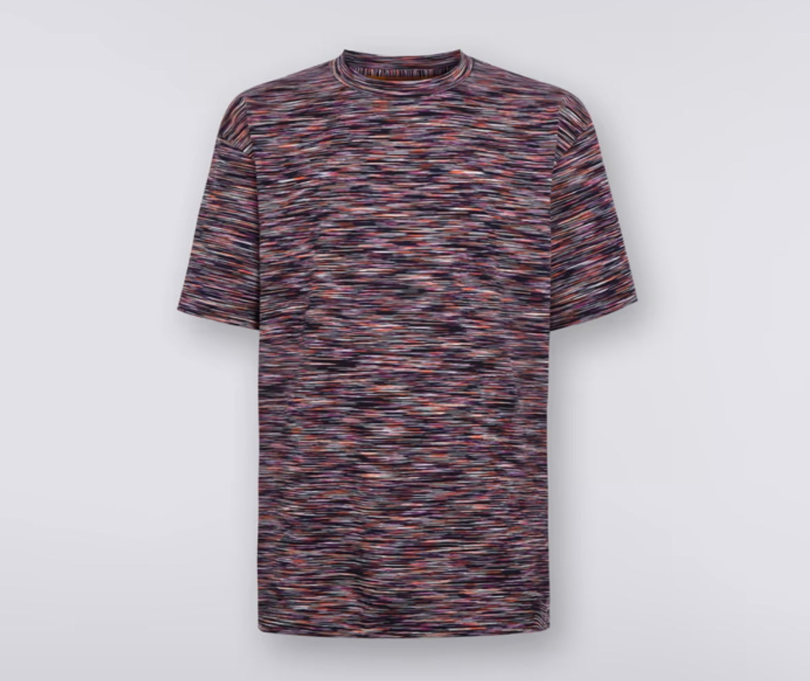 Missoni, Blue/Orange Striped T-Shirt