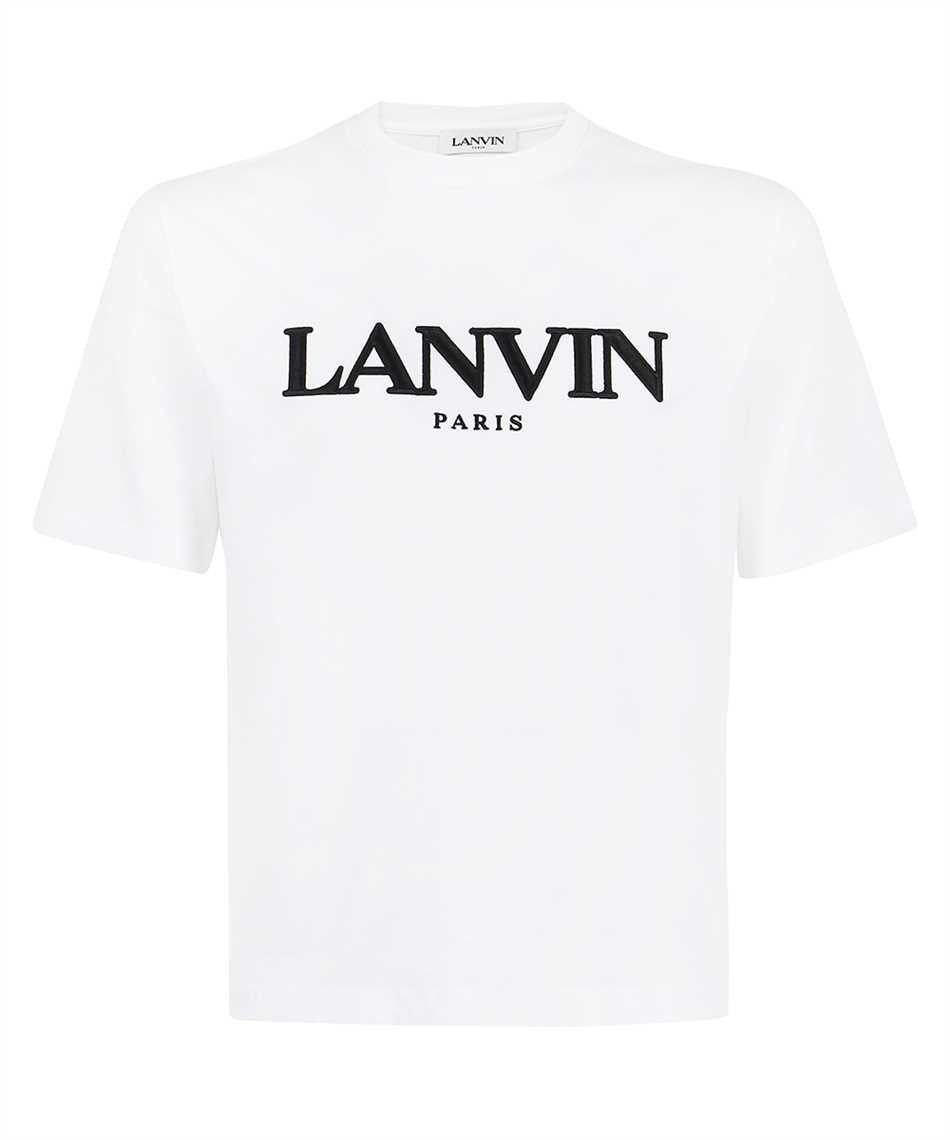 Lanvin T-Shirt, White Tonal Embroidered