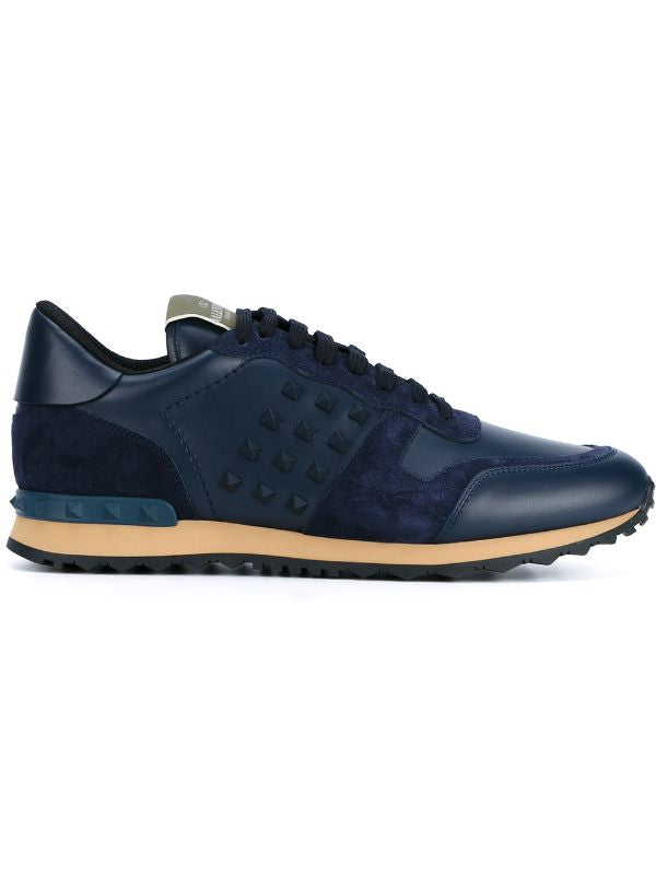 Valentino Rockrunner, Navy (Leather)