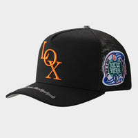 Godspeed New York X The Legacy Trucker Cap - Black/Orange