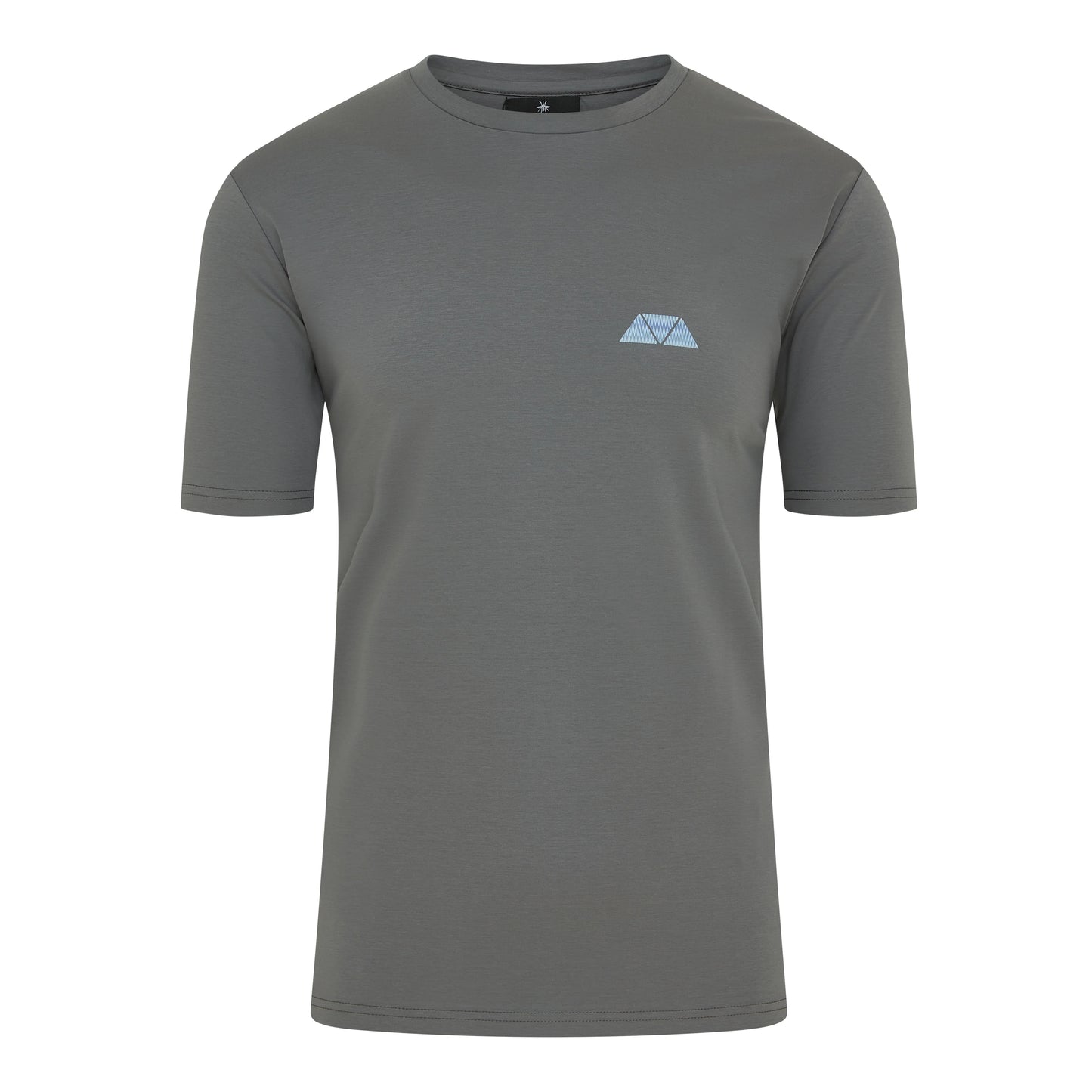 Mosquito Azure Triangle (Purple) T-Shirt - Grey
