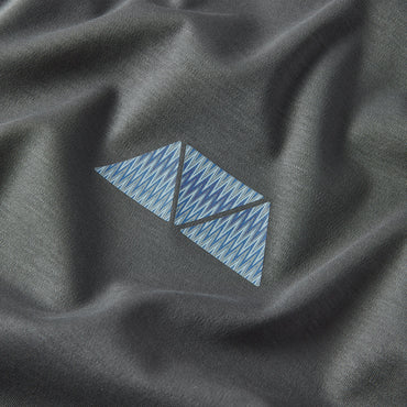 Mosquito Azure Triangle (Purple) T-Shirt - Grey
