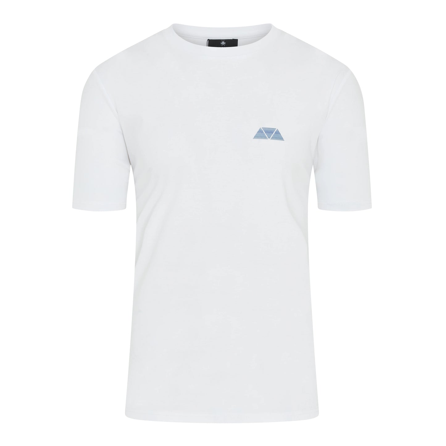 Mosquito Azure Triangle (Purple) T-Shirt - White