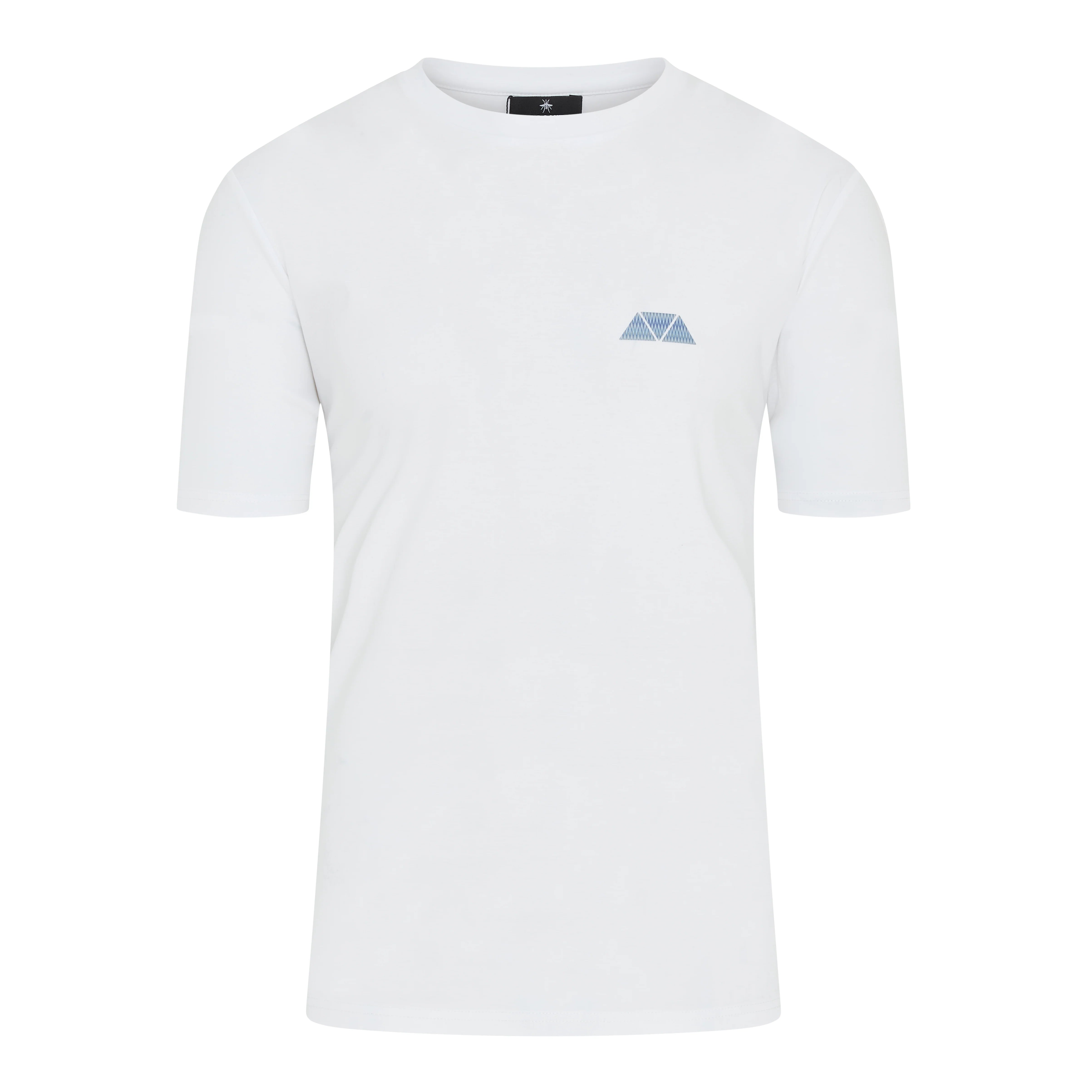 Mosquito Azure Triangle (Purple) T-Shirt - White