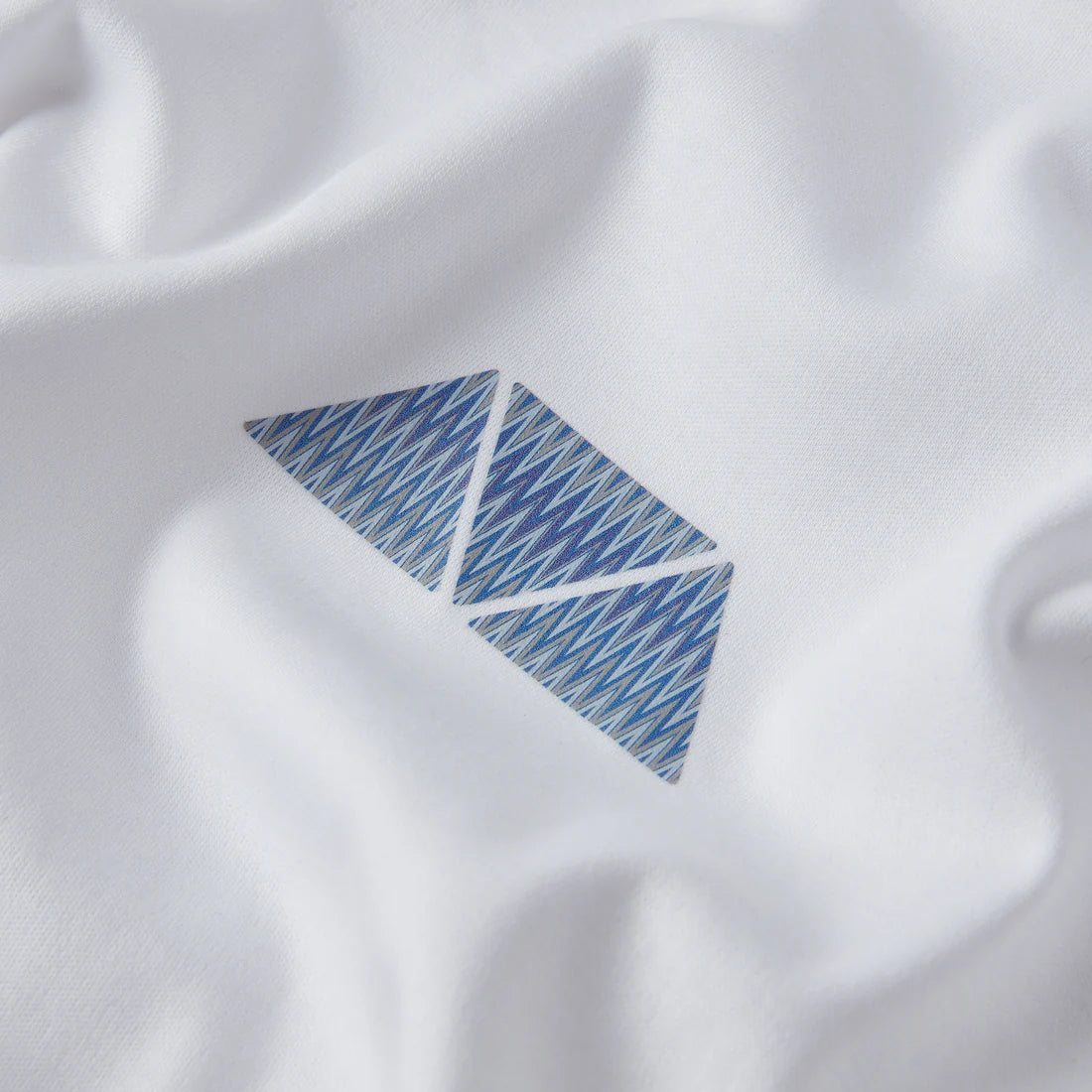 Mosquito Azure Triangle (Purple) T-Shirt - White
