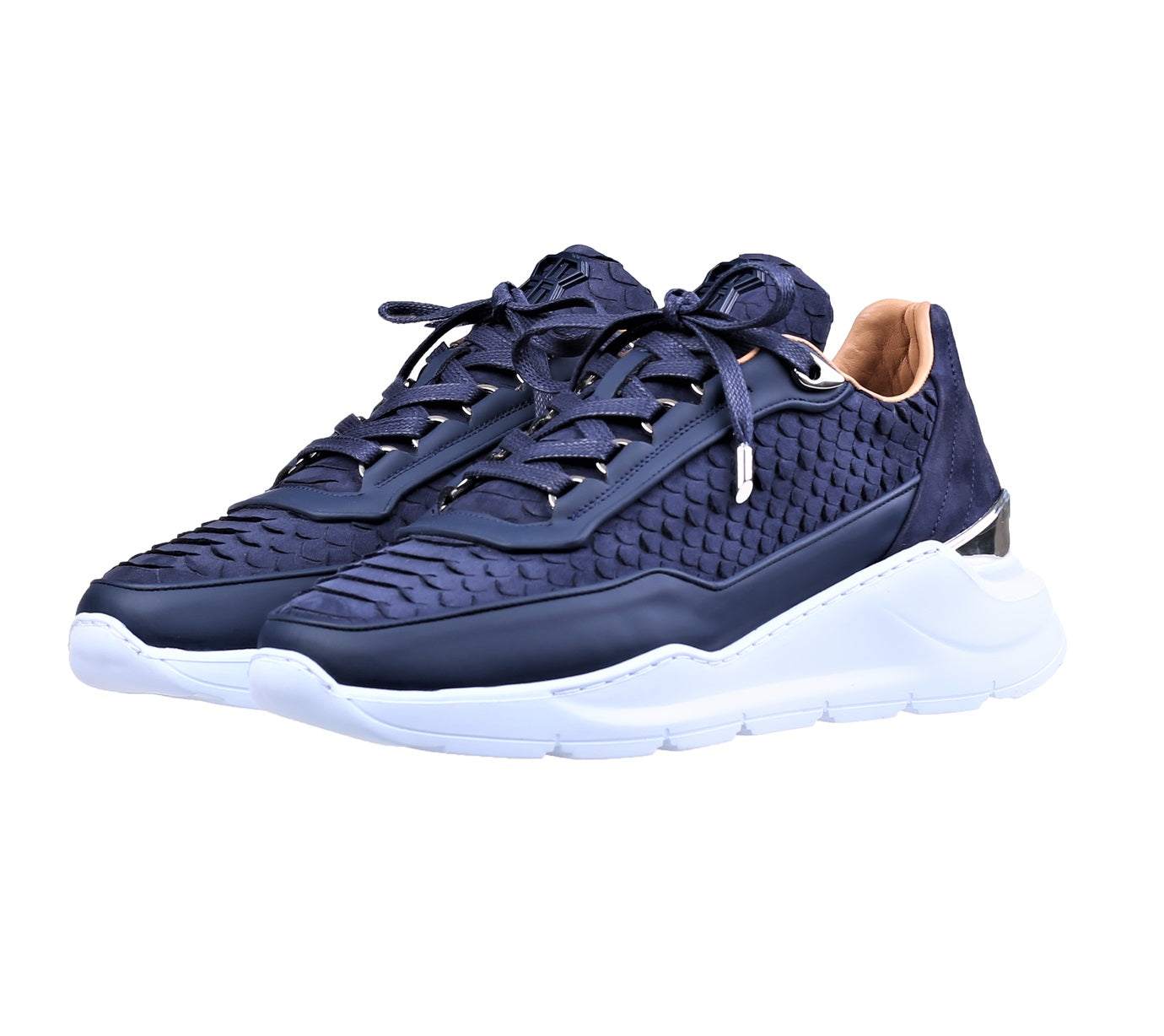 Benjamin Berner Hector Runner - Blue Python Cut