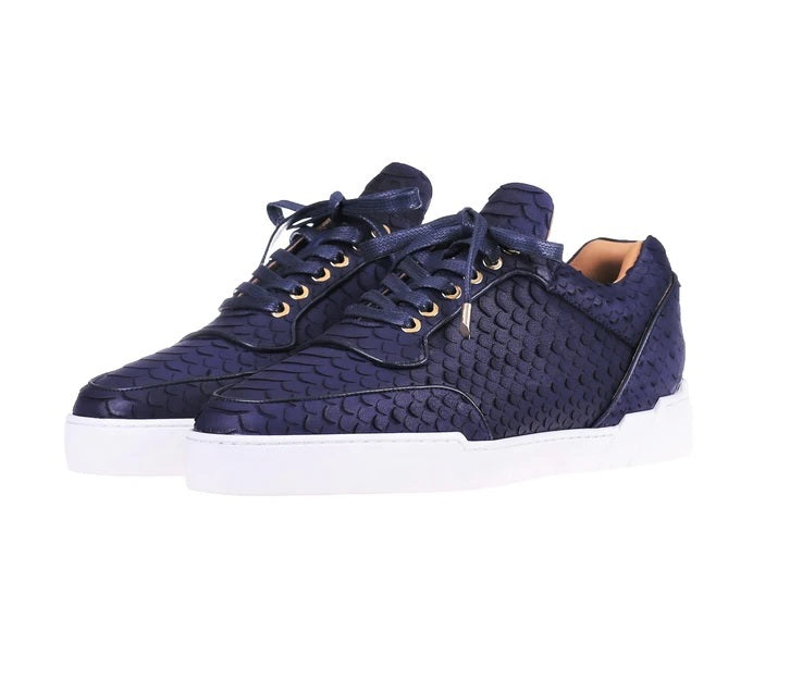 Benjamin Berner BNJ Low Top - Blue Python Cut