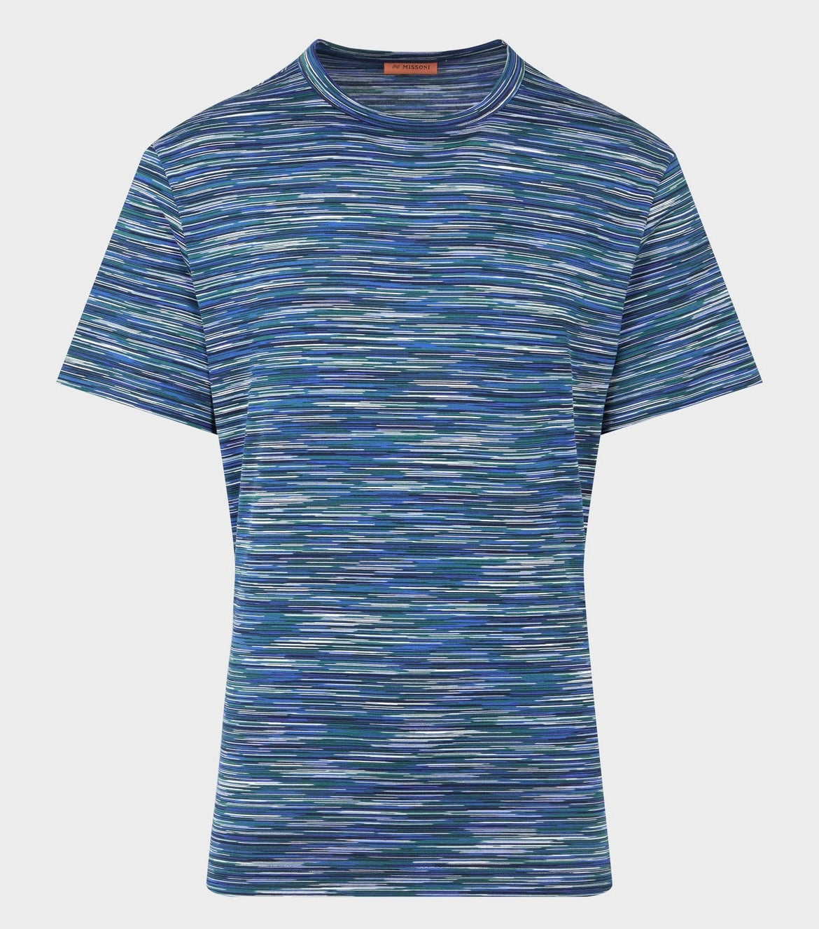 Missoni, Blue/Green Stripe T-Shirt