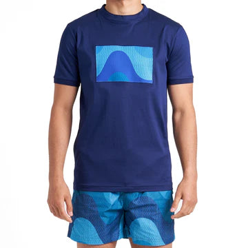 Lanka, Big Waves Navy T-Shirt