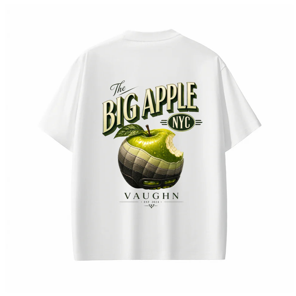 Vaughn Big Apple T-Shirt - White