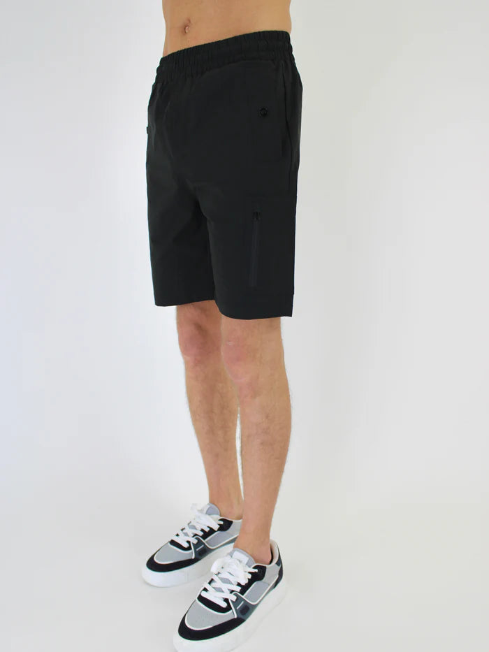 White Threads Versatile Cargo Shorts - Black