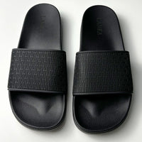 Lanka Embossed Sliders - Black