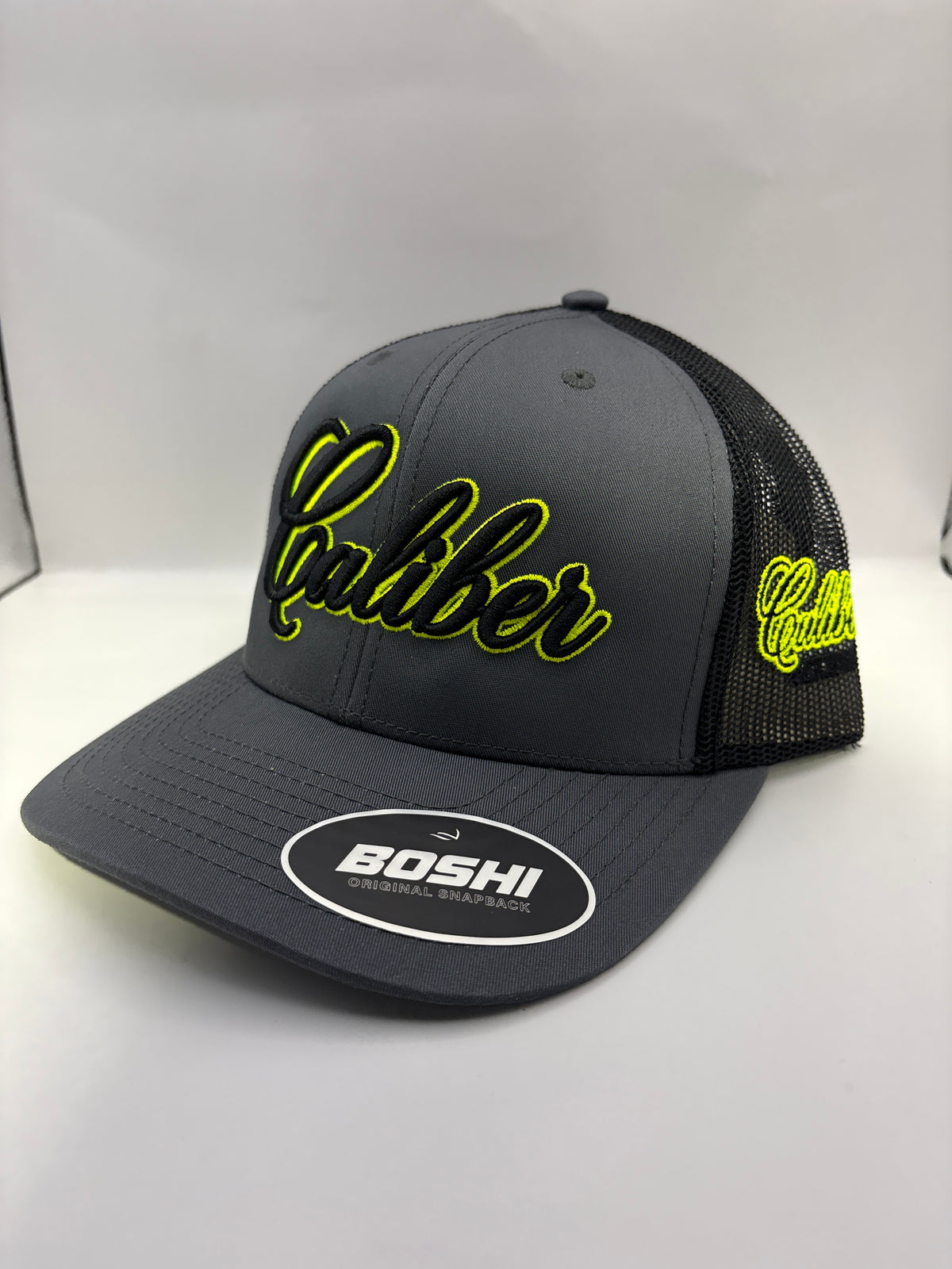 Caliber Signature Cap - Grey/Neon