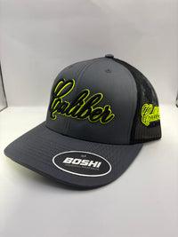 Caliber Signature Cap - Grey/Neon