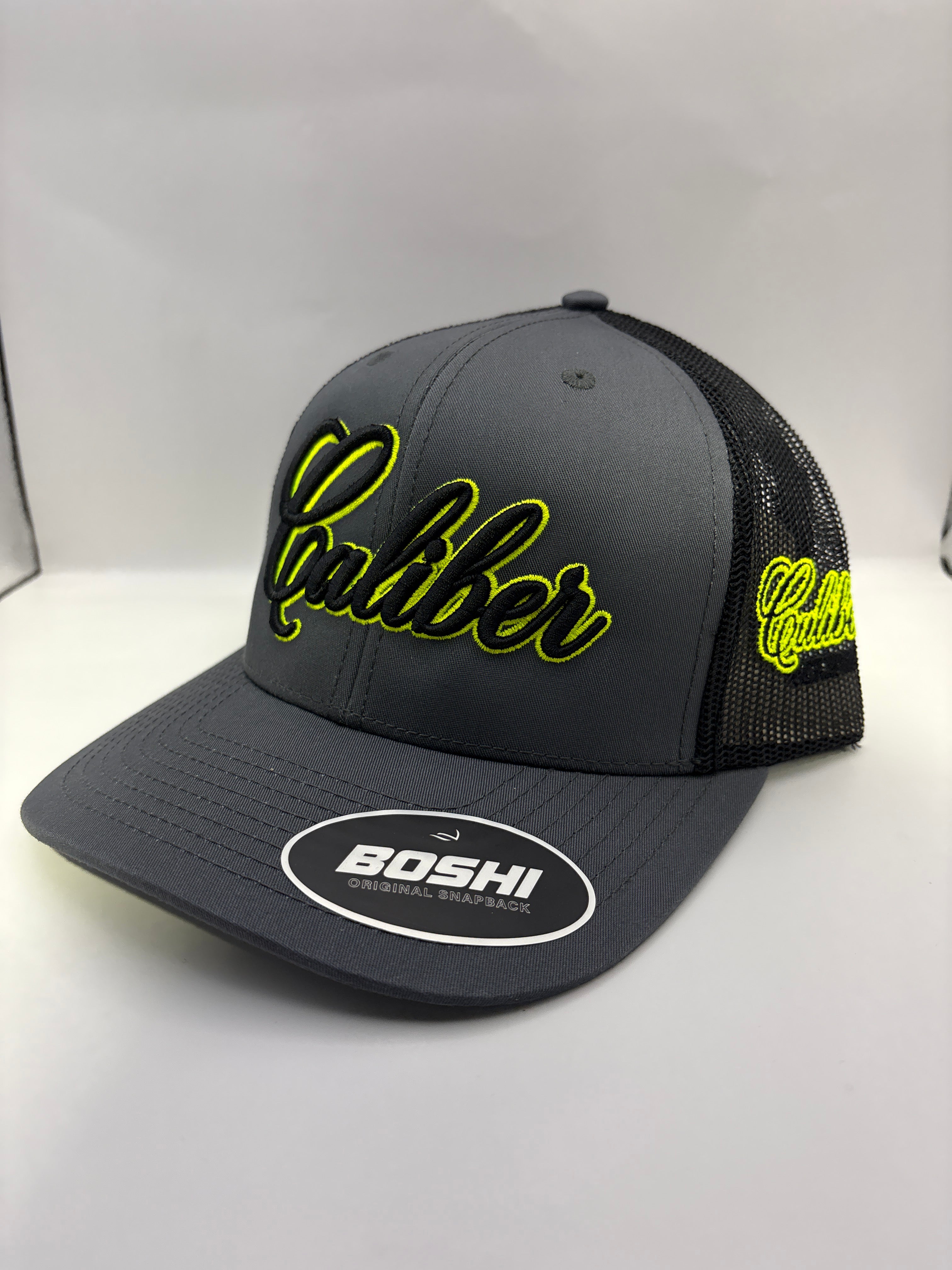 Caliber Signature Cap - Grey/Neon