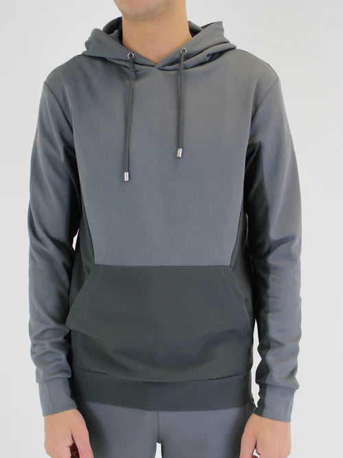 White Threads Padded Alor 2.0 Hoodie - Grey