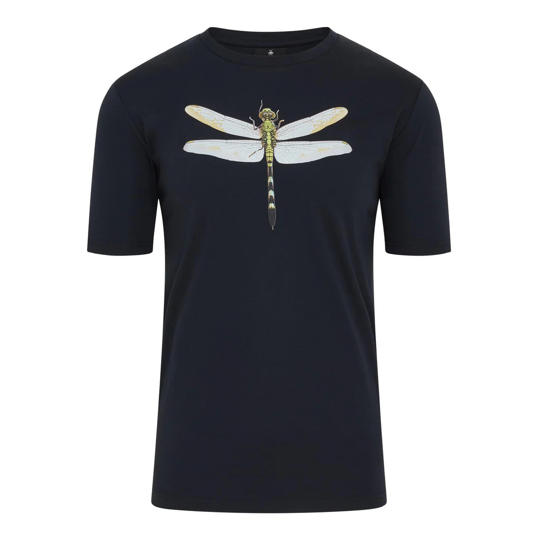 Mosquito Mercerized Dragonfly T-Shirt - Navy