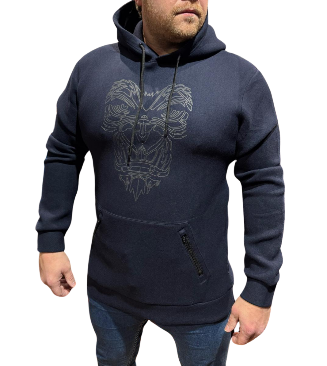 White Threads Oynx Gorilla (Softshell) Hoodie - Navy