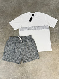 White Threads Aztec Grey Swim Set (PRE-ORDER)