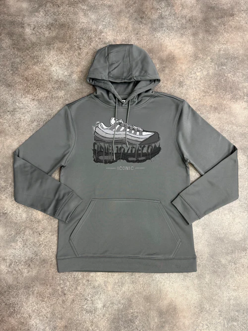 White Threads Grey 110 Hoodie - Grey