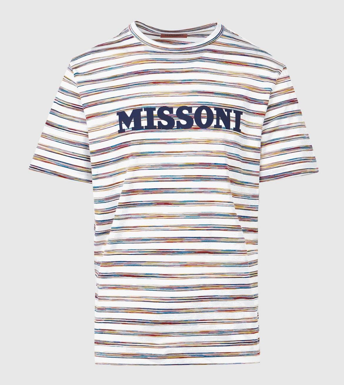 Missoni T-Shirt, All Over Spacedye with Missoni Logo