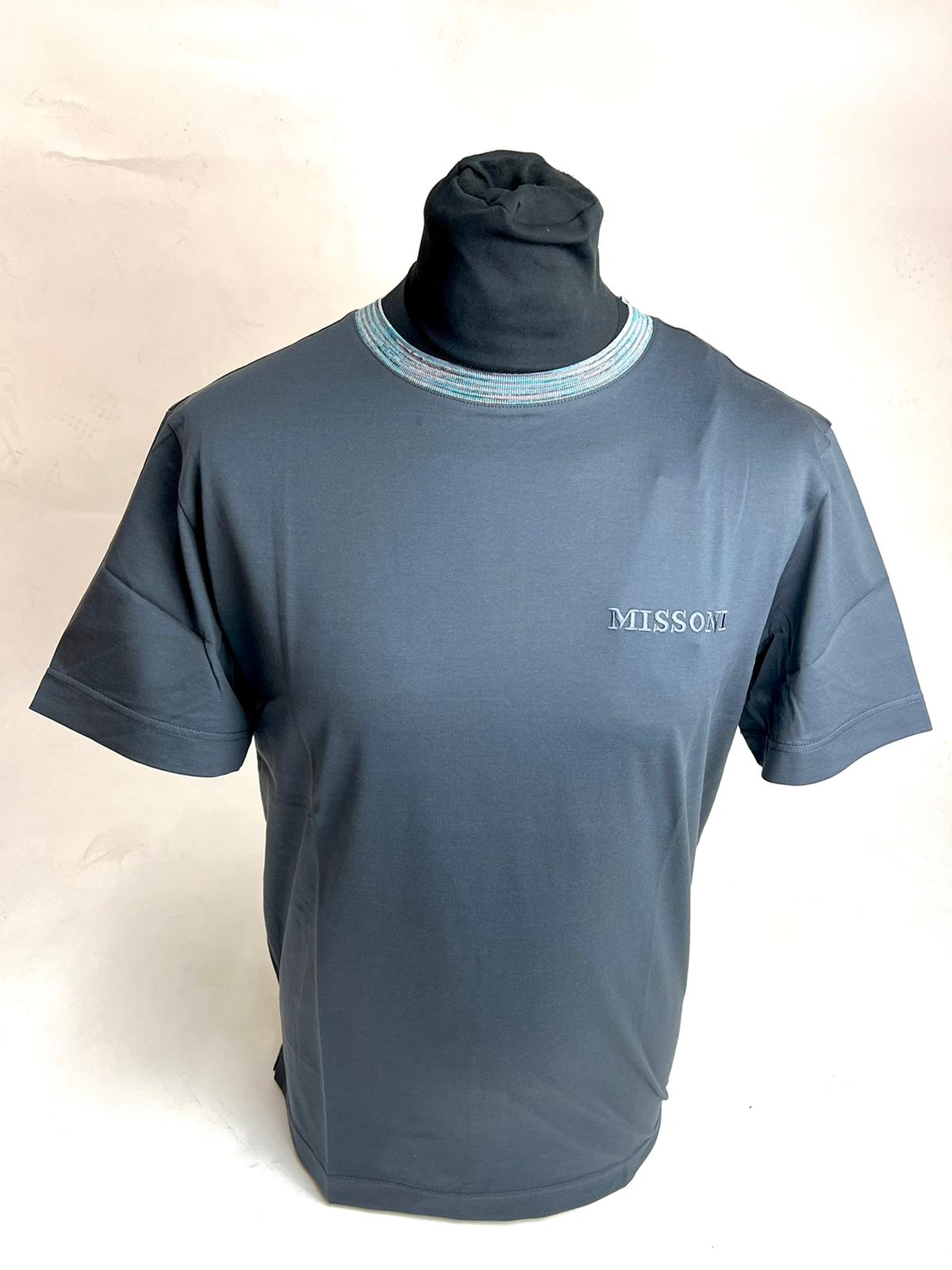 Missoni, Steel Blue T-Shirt