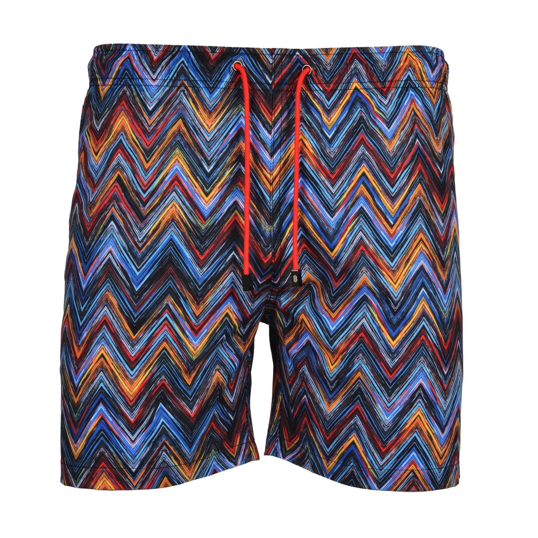 Moda Bandidos, Space Zig Primary Swim Shorts